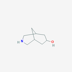 molecular formula C8H15NO B050863 3-Azabicyclo[3.3.1]nonan-7-ol CAS No. 71209-53-5