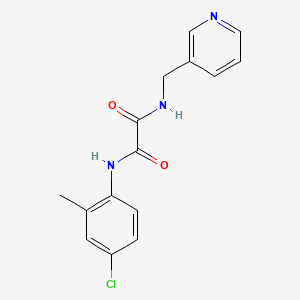 molecular formula C15H14ClN3O2 B5086480 N'-(4-chloro-2-methylphenyl)-N-(pyridin-3-ylmethyl)oxamide 