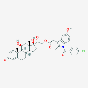 molecular formula C40H42ClNO8 B050870 Indopred CAS No. 118462-63-8