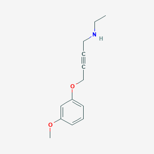 molecular formula C13H17NO2 B5087115 N-ethyl-4-(3-methoxyphenoxy)but-2-yn-1-amine 