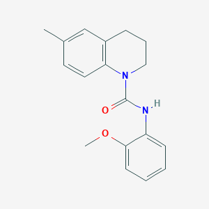 molecular formula C18H20N2O2 B5087148 N-(2-methoxyphenyl)-6-methyl-3,4-dihydro-2H-quinoline-1-carboxamide 