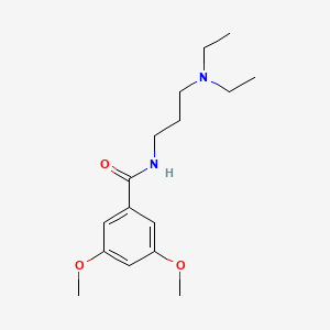 molecular formula C16H26N2O3 B5087492 N-[3-(diethylamino)propyl]-3,5-dimethoxybenzamide 