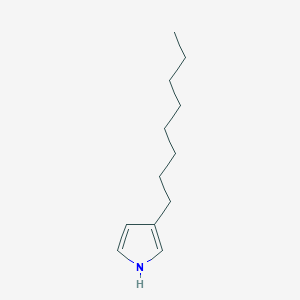 molecular formula C12H21N B050878 3-octyl-1H-pyrrole CAS No. 118799-18-1