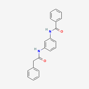 molecular formula C21H18N2O2 B5088264 N-{3-[(2-phenylacetyl)amino]phenyl}benzamide CAS No. 423150-57-6