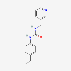 molecular formula C15H17N3O B5088568 N-(4-ETHYLPHENYL)-N'-(3-PYRIDYLMETHYL)UREA 