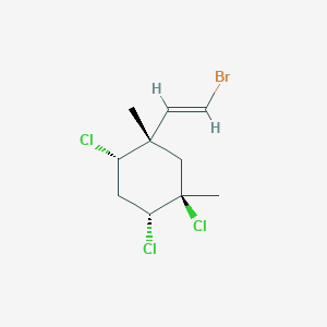 molecular formula C10H14BrCl3 B050893 (1S,2S,4R,5R)-1-[(E)-2-bromoethenyl]-2,4,5-trichloro-1,5-dimethylcyclohexane CAS No. 120163-22-6