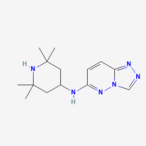molecular formula C14H22N6 B5090451 N-(2,2,6,6-tetramethylpiperidin-4-yl)[1,2,4]triazolo[4,3-b]pyridazin-6-amine 