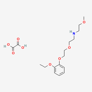 molecular formula C17H27NO8 B5090826 N-[2-[2-(2-ethoxyphenoxy)ethoxy]ethyl]-2-methoxyethanamine;oxalic acid 
