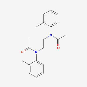 molecular formula C20H24N2O2 B5091596 N-[2-(N-acetyl-2-methylanilino)ethyl]-N-(2-methylphenyl)acetamide 