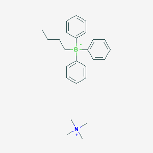 molecular formula C26H36BN B050917 Methanaminium, N,N,N-trimethyl-, (T-4)-butyltriphenylborate(1-) CAS No. 117522-01-7