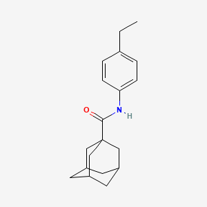 molecular formula C19H25NO B5091828 N-(4-ethylphenyl)adamantane-1-carboxamide 