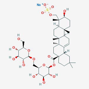 molecular formula C42H67NaO17S B050919 Sulfapatrinoside II CAS No. 120204-05-9