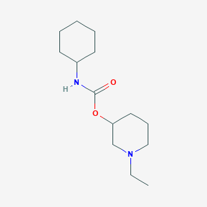 molecular formula C14H26N2O2 B5091927 1-Ethylpiperidin-3-yl cyclohexylcarbamate 