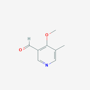 molecular formula C8H9NO2 B050920 4-Methoxy-5-methylnicotinaldehyde CAS No. 123506-70-7