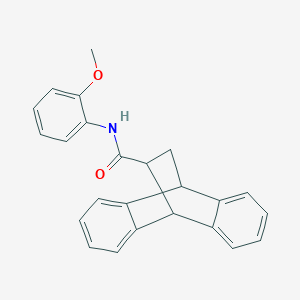 molecular formula C24H21NO2 B5092006 N-(2-methoxyphenyl)tetracyclo[6.6.2.02,7.09,14]hexadeca-2,4,6,9,11,13-hexaene-15-carboxamide 