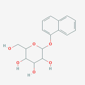 molecular formula C16H18O6 B5092095 Naphthalen-1-yl hexopyranoside 