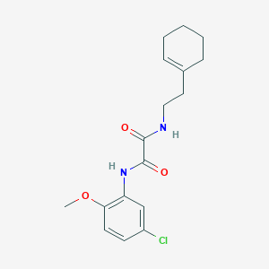 molecular formula C17H21ClN2O3 B5092561 N-(5-chloro-2-methoxyphenyl)-N'-[2-(cyclohex-1-en-1-yl)ethyl]ethanediamide 