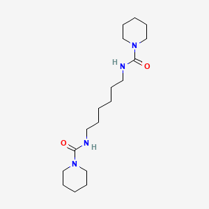 molecular formula C18H34N4O2 B5093161 N,N'-Hexamethylenebis(1-piperidinecarboxamide) 