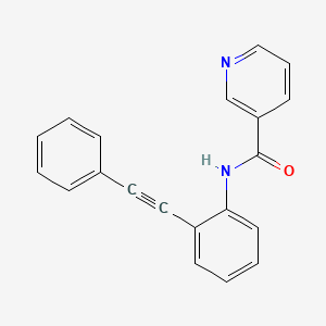 molecular formula C20H14N2O B5093167 N-[2-(2-phenylethynyl)phenyl]pyridine-3-carboxamide 