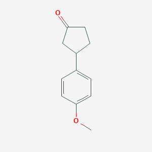 molecular formula C12H14O2 B050940 3-(4-甲氧苯基)环戊酮 CAS No. 116526-34-2