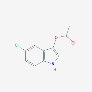 molecular formula C10H8ClNO2 B050944 3-Acetyloxy-5-chloroindole CAS No. 114306-00-2