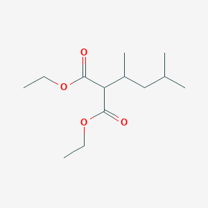 molecular formula C13H24O4 B050946 Diethyl 2-(4-methylpentan-2-yl)propanedioate CAS No. 249728-64-1