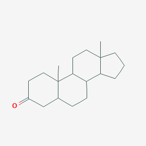 molecular formula C19H30O B050950 10,13-Dimethyl-1,2,4,5,6,7,8,9,11,12,14,15,16,17-tetradecahydrocyclopenta[a]phenanthren-3-one CAS No. 118371-41-8