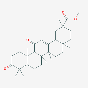 molecular formula C31H46O4 B5095509 Methyl 2,4a,6a,6b,9,9,12a-heptamethyl-10,13-dioxo-1,3,4,5,6,6a,7,8,8a,11,12,14b-dodecahydropicene-2-carboxylate 