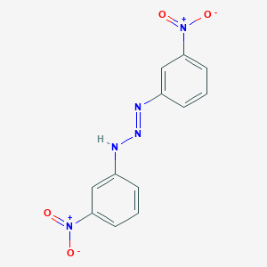 molecular formula C12H9N5O4 B5095580 (1e)-1,3-bis(3-nitrophenyl)triaz-1-ene CAS No. 5076-50-6