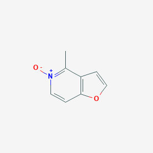 molecular formula C8H7NO2 B050956 4-Methylfuro[3,2-c]pyridine 5-oxide CAS No. 117013-86-2