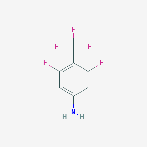molecular formula C7H4F5N B050958 3,5-Difluoro-4-(trifluoromethyl)aniline CAS No. 123950-44-7