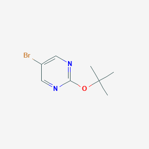 molecular formula C8H11BrN2O B050962 5-Bromo-2-(tert-butoxy)pyrimidine CAS No. 121487-13-6