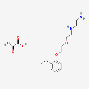 molecular formula C16H26N2O6 B5096238 N'-[2-[2-(2-ethylphenoxy)ethoxy]ethyl]ethane-1,2-diamine;oxalic acid 