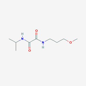 molecular formula C9H18N2O3 B5096416 N-(3-methoxypropyl)-N'-(propan-2-yl)ethanediamide 