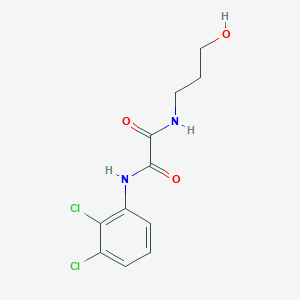 molecular formula C11H12Cl2N2O3 B5096884 N'-(2,3-DICHLOROPHENYL)-N-(3-HYDROXYPROPYL)ETHANEDIAMIDE 