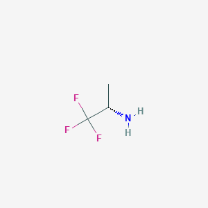 molecular formula C3H6F3N B050970 (S)-1,1,1-trifluoropropan-2-amine CAS No. 125278-10-6