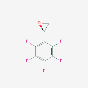 molecular formula C8H3F5O B050971 (R)-(+)-2,3,4,5,6-pentafluorostyrene oxide CAS No. 121680-77-1