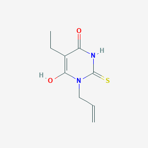 molecular formula C9H12N2O2S B5097154 5-Ethyl-6-hydroxy-1-prop-2-enyl-2-sulfanylidenepyrimidin-4-one 
