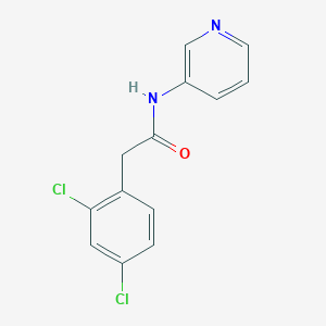 molecular formula C13H10Cl2N2O B5097236 2-(2,4-DICHLOROPHENYL)-N-(3-PYRIDINYL)ACETAMIDE 