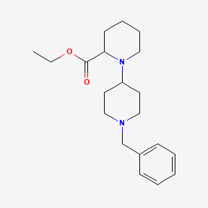molecular formula C20H30N2O2 B5097436 Ethyl 1-(1-benzylpiperidin-4-yl)piperidine-2-carboxylate 