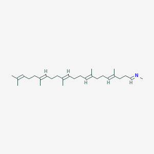 molecular formula C28H47N B050975 Squalene N-methylimine CAS No. 123453-64-5