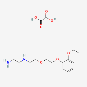 molecular formula C17H28N2O7 B5097882 oxalic acid;N'-[2-[2-(2-propan-2-yloxyphenoxy)ethoxy]ethyl]ethane-1,2-diamine 
