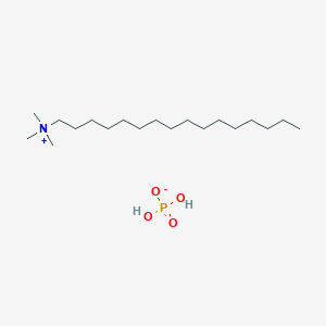 molecular formula C19H44NO4P B050981 Cetyltrimethylammonium dihydrogen phosphate CAS No. 111412-68-1