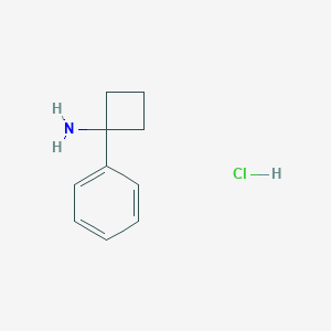 molecular formula C10H14ClN B050982 1-苯基环丁胺盐酸盐 CAS No. 120218-45-3