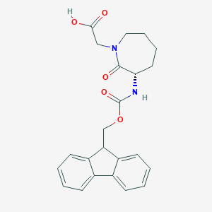 (S)-2-(3-((((9H-Fluoren-9-yl)methoxy)carbonyl)amino)-2-oxoazepan-1-yl)acetic acid