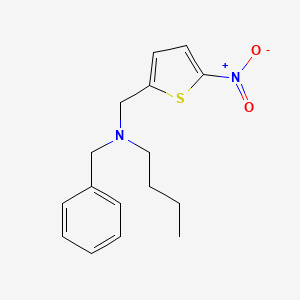 molecular formula C16H20N2O2S B5098529 N-benzyl-N-[(5-nitrothiophen-2-yl)methyl]butan-1-amine 