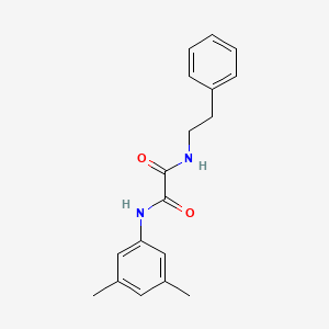 molecular formula C18H20N2O2 B5099093 N-(3,5-dimethylphenyl)-N'-(2-phenylethyl)ethanediamide 