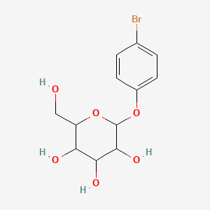 molecular formula C12H15BrO6 B5099651 p-Bromophenyl beta-D-glucopyranoside 