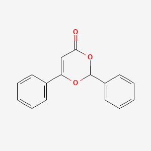 molecular formula C16H12O3 B5099678 2,6-Diphenyl-1,3-dioxin-4-one 