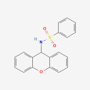 molecular formula C19H15NO3S B5099742 n-(9h-Xanthen-9-yl)benzenesulfonamide CAS No. 6326-01-8